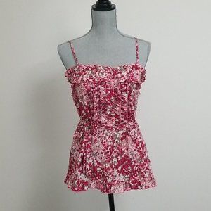 Jacob ruffle floral tank